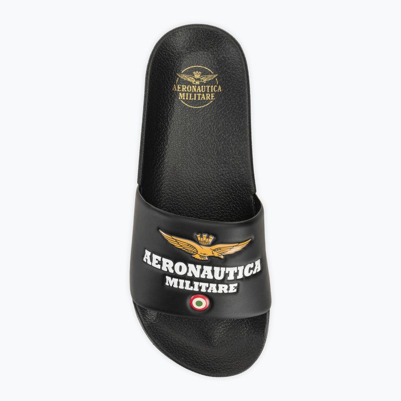 Vyriškos šlepetės Aeronautica Militare Beach jet black 5