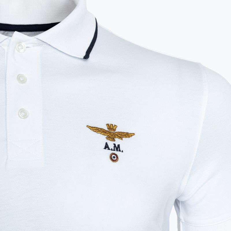 Vyriški polo marškinėliai Aeronautica Militare Essential off white 3