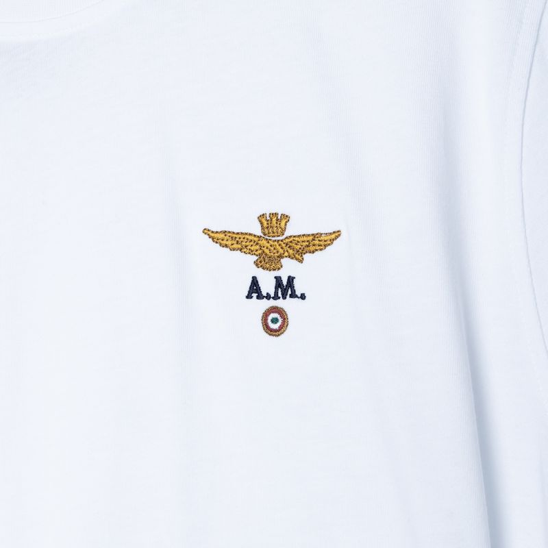 Vyriški marškinėliai Aeronautica Militare Essential off white 3