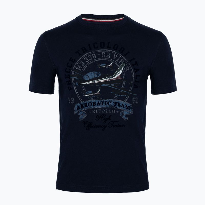 Vyriški marškinėliai Aeronautica Militare Heritage dark blue