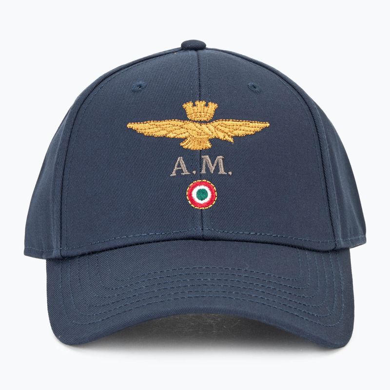 Vyriška kepuraitė su snapeliu Aeronautica Militare Cotton With Logo blue navy 2