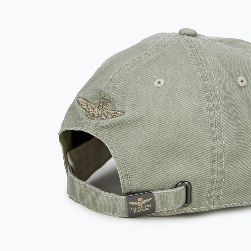 Vyriška kepuraitė su snapeliu Aeronautica Militare 251HA1204CT2476 stone beige washed 4