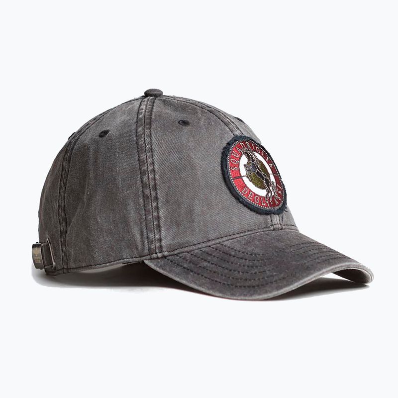 Vyriška kepuraitė su snapeliu Aeronautica Militare 251HA1211CT2476 black washed 5