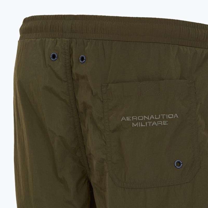 Vyriški maudymosi šortai Aeronautica Militare 251BW224CT3538 karinė alyvuogių spalva 5