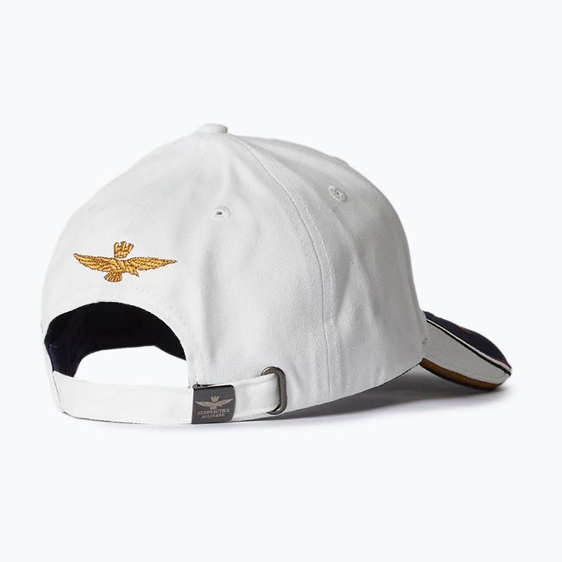 Vyriška kepuraitė su snapeliu Aeronautica Militare 251HA1210CT3299 blu navy/off white 2