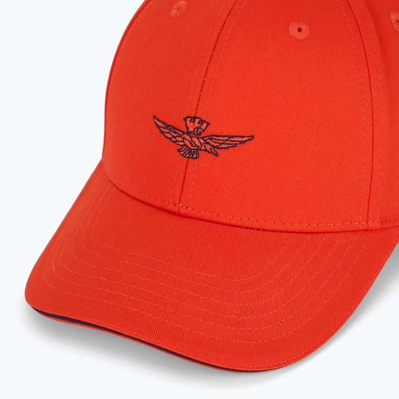 Vyriška kepuraitė su snapeliu Aeronautica Militare 251HA1212CT3299 papaya orange 3