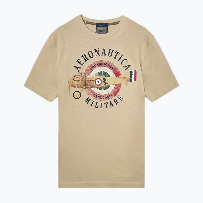 Vyriški marškinėliai Aeronautica Militare Squadriglia degli Assi antelope beige