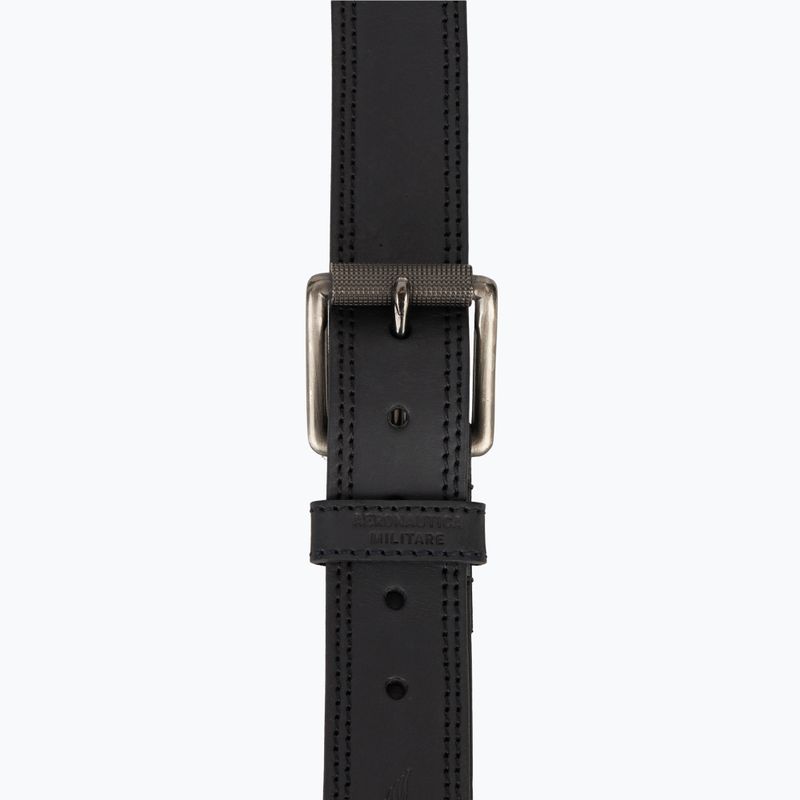 Vyriškas diržas kelnėms Aeronautica Militare 251CP237PL181 nero 2