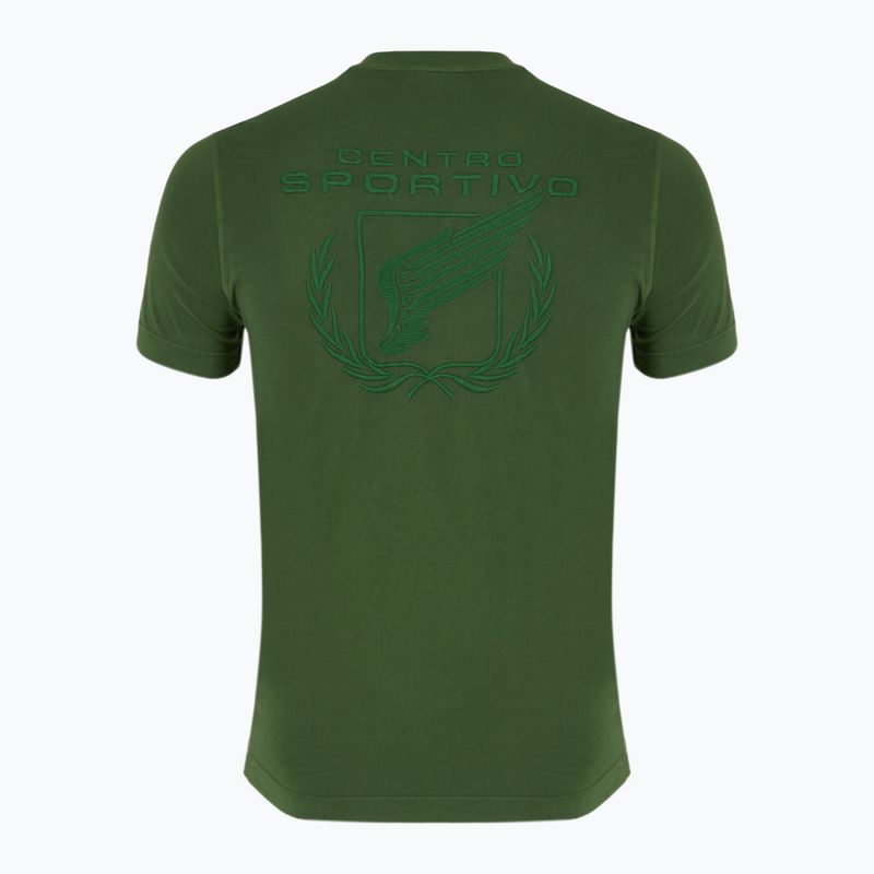 Vyriški marškinėliai Aeronautica Militare 251TS2377J633 forest green washed 2