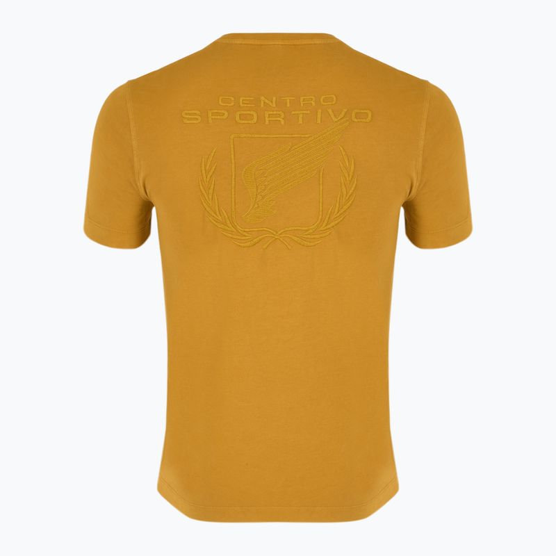 Vyriški marškinėliai Aeronautica Militare 251TS2377J633 golden spice washed 2