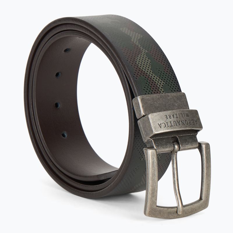 Vyriškas kelnių diržas Aeronautica Militare 251CP264PL276 camou military olive / testa di moro