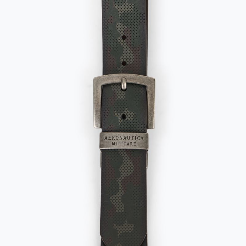 Vyriškas kelnių diržas Aeronautica Militare 251CP264PL276 camou military olive / testa di moro 2