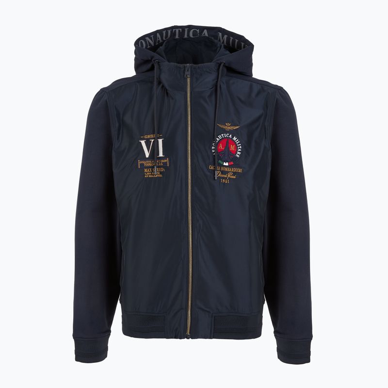 Vyriškas džemperis Aeronautica Militare 251AF500F459 Cappucio blu navy