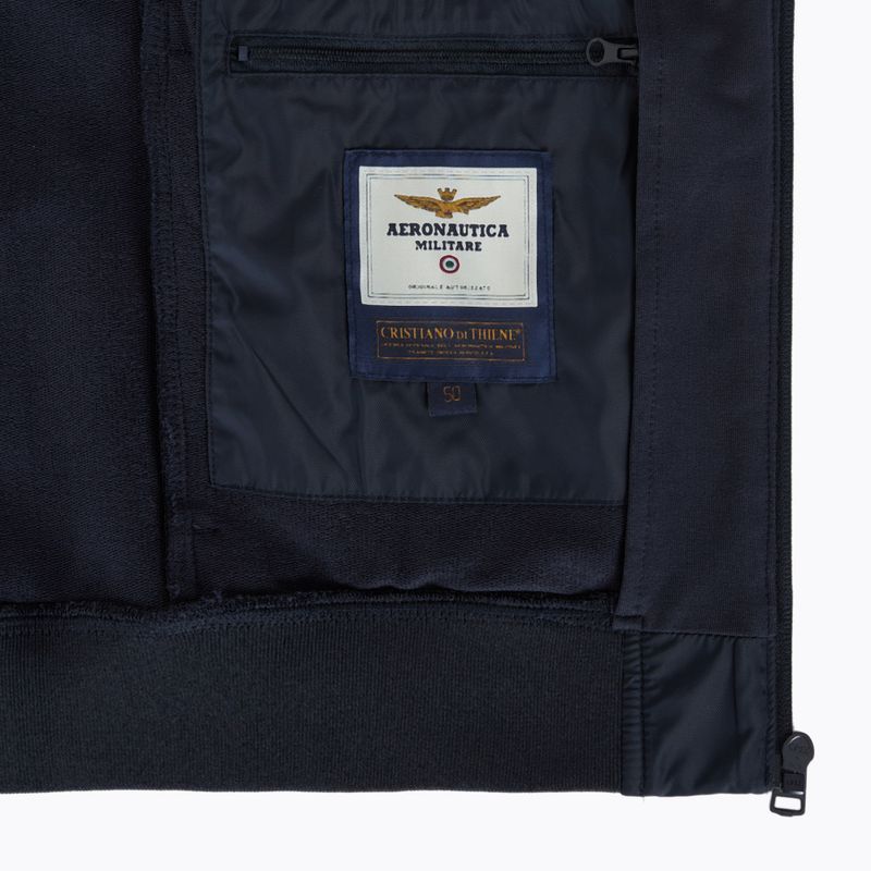 Vyriškas džemperis Aeronautica Militare 251AF500F459 Cappucio blu navy 5