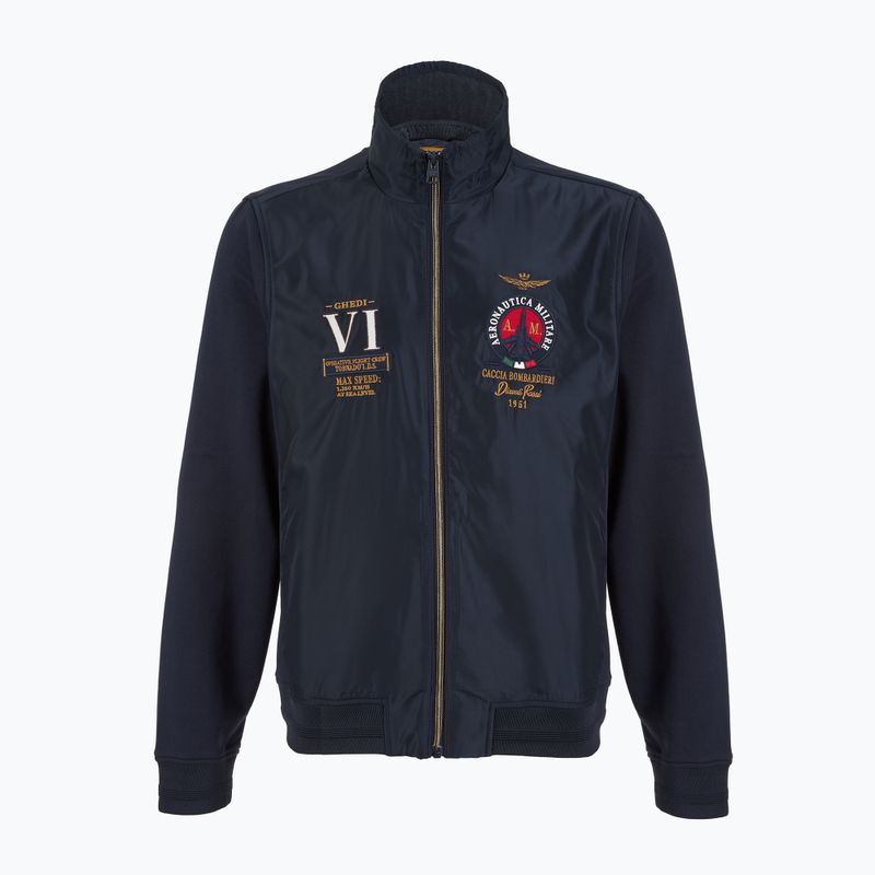 Vyriškas džemperis Aeronautica Militare 251AF500F459 Cappucio blu navy 7