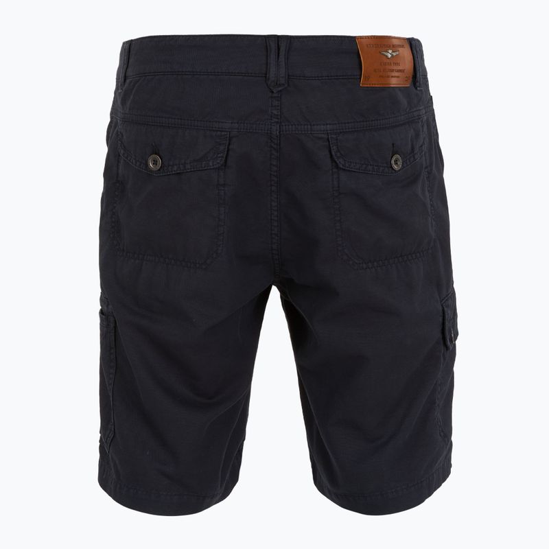 Vyriški šortai Aeronautica Militare 251BE259CT3526 blu navy washed 2