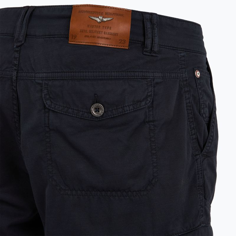 Vyriški šortai Aeronautica Militare 251BE259CT3526 blu navy washed 4