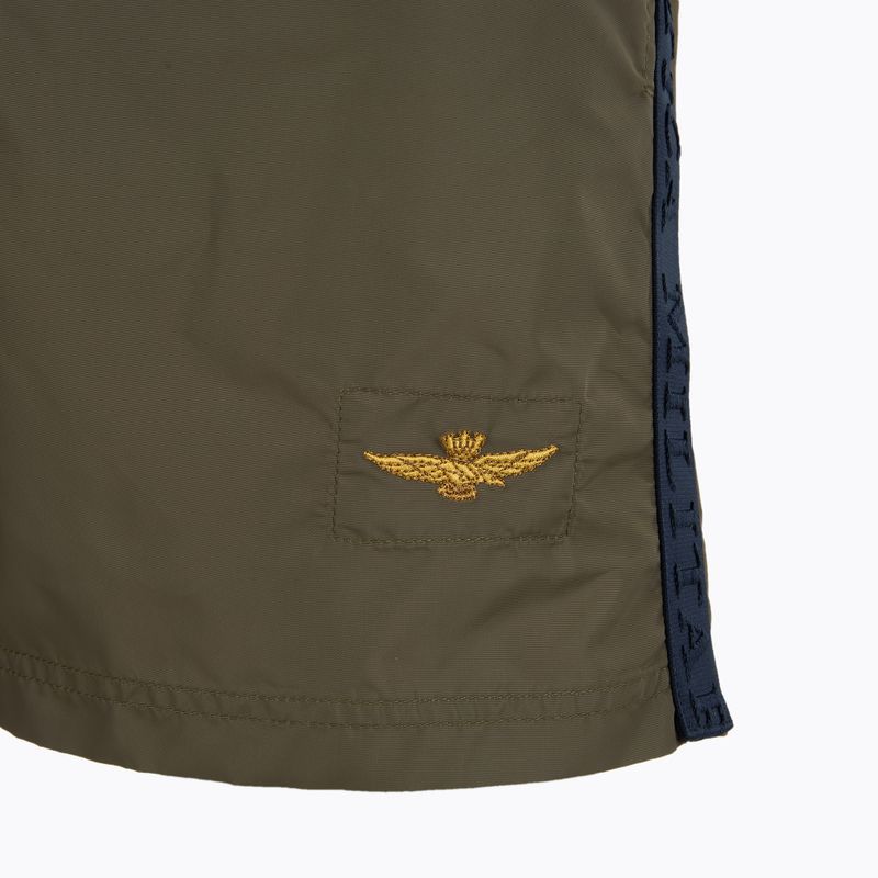 Vyriški maudymosi šortai Aeronautica Militare 251BW225CT3539 karinė alyvuogių spalva 3