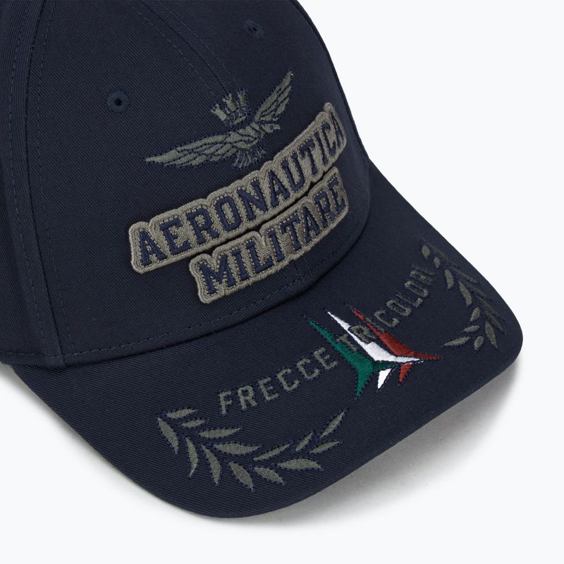 Vyriška kepuraitė su snapeliu Aeronautica Militare 251HA1104CT2261 blu navy 3