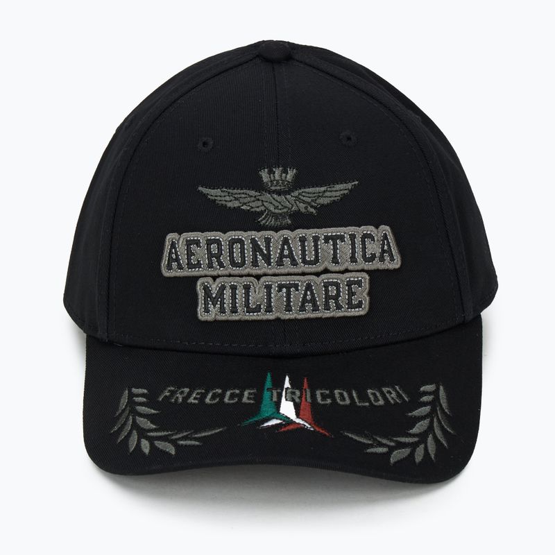 Vyriška kepuraitė su snapeliu Aeronautica Militare 251HA1104CT2261 jet black 2