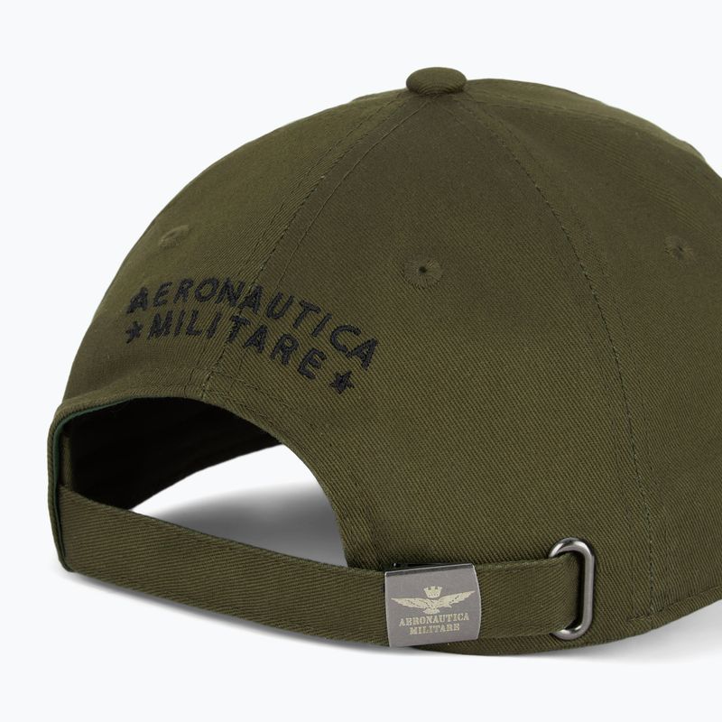 Kepuraitė su snapeliu Aeronautica Militare 251HA1122CT2848 verde militare 4