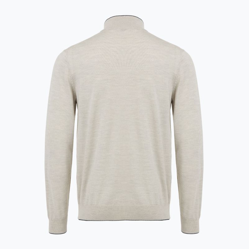 Vyriškas megztinis Aeronautica Militare 1/2 Zip stone melange 2