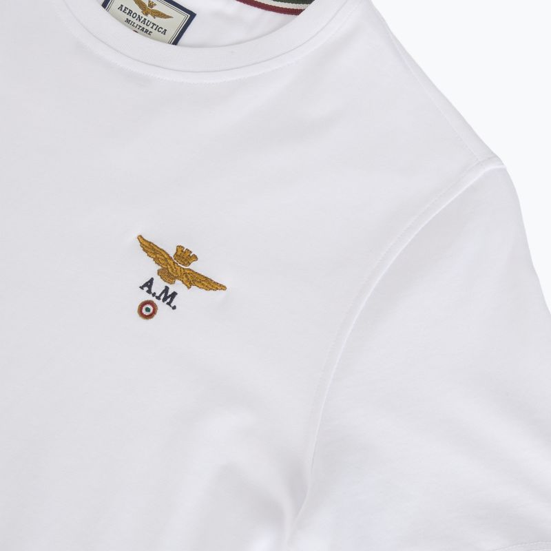 Vyriški marškinėliai Aeronautica Militare 252TS1580UJ00372 Basic Crewneck off white 3