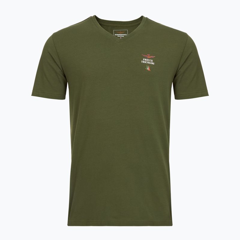 Vyriški marškinėliai Aeronautica Militare AM1UTI006 V-Neck military