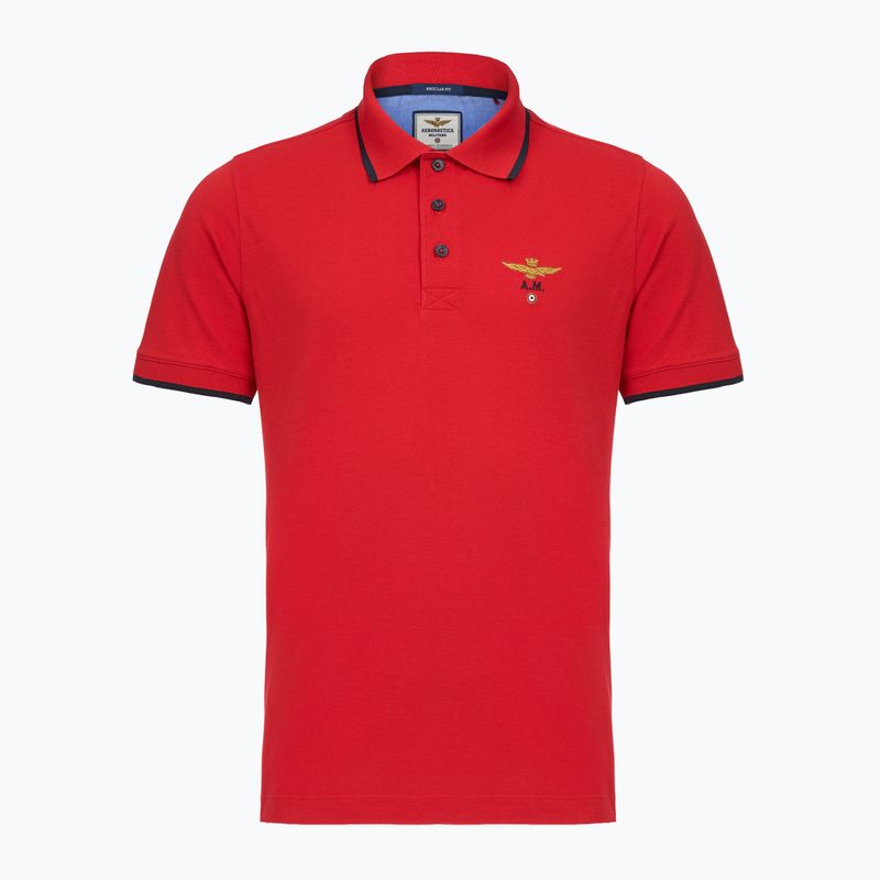 Marškinėliai Aeronautica Militare PO1308UP00082 Polo tango red