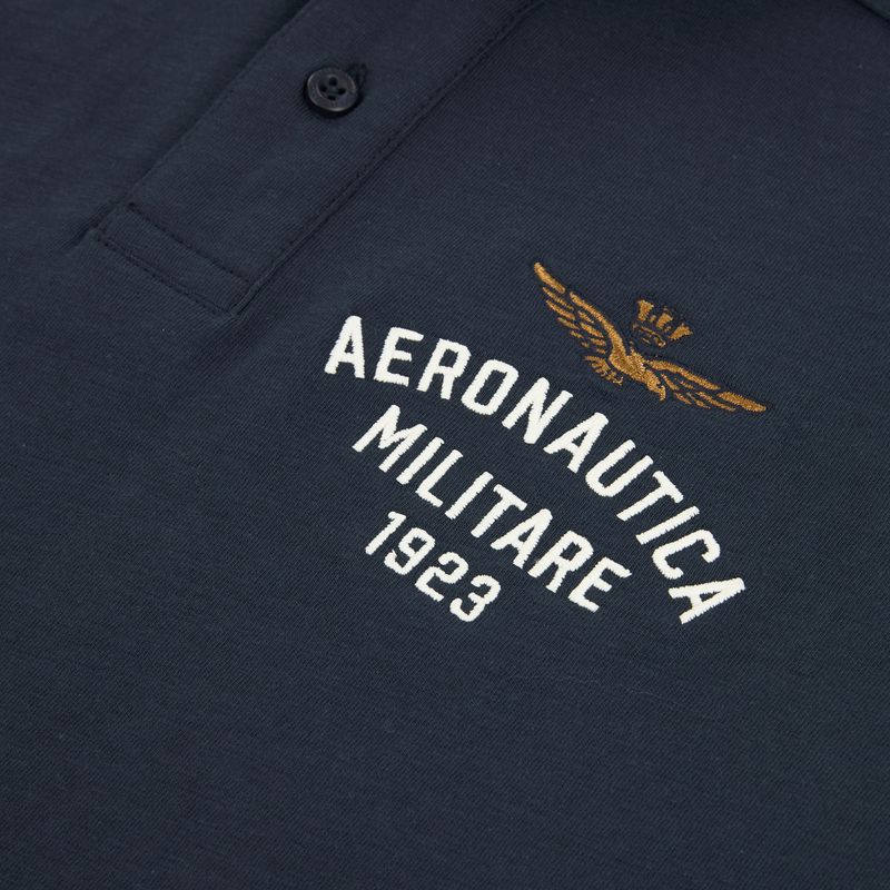 Marškinėliai Aeronautica Militare PO1926UJ00723 Navy blue polo 3