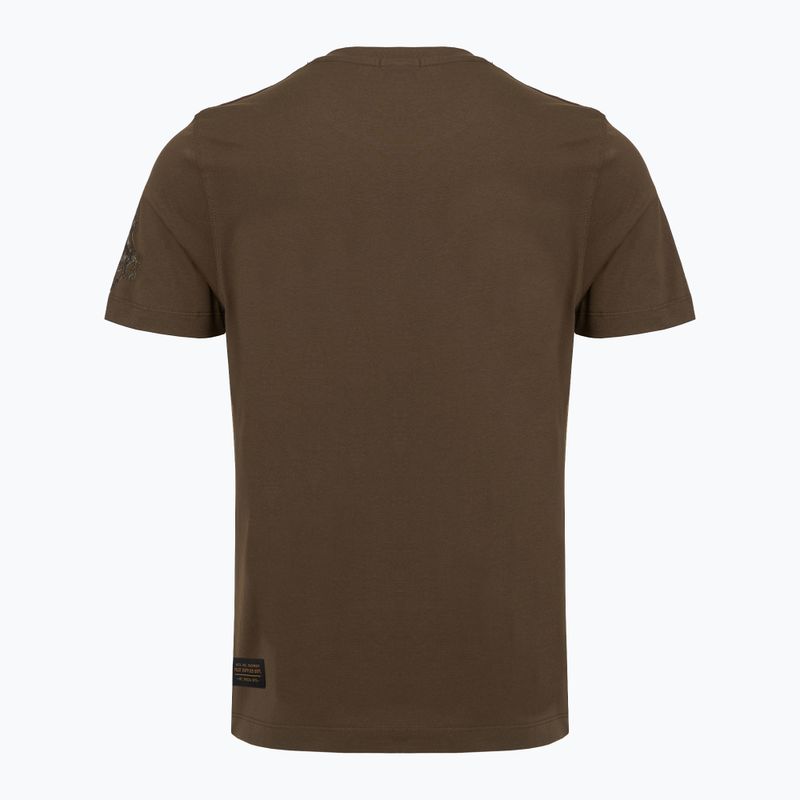 Vyriški marškinėliai Aeronautica Militare TS2535UJ00641 chestnut brown 2