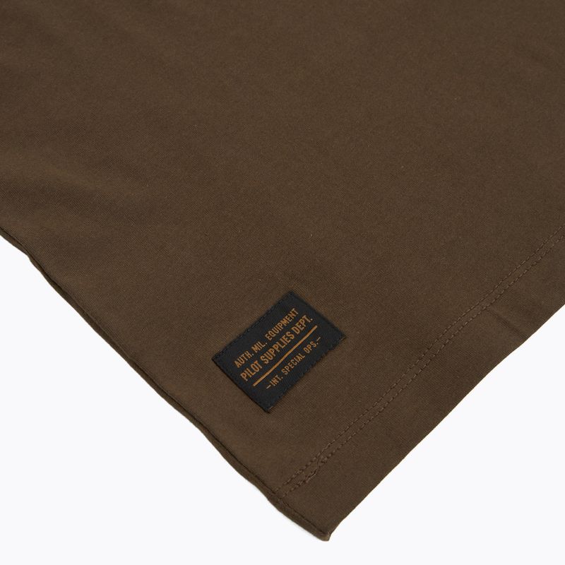 Vyriški marškinėliai Aeronautica Militare TS2535UJ00641 chestnut brown 4