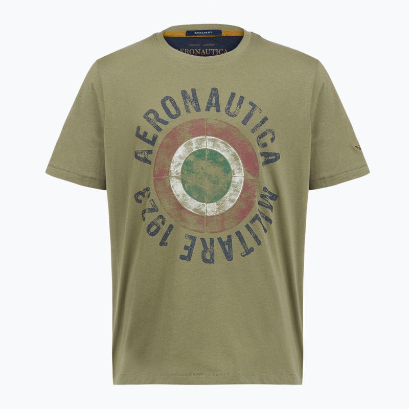 Vyriški marškinėliai Aeronautica Militare TS2538UJ00727 lichen green