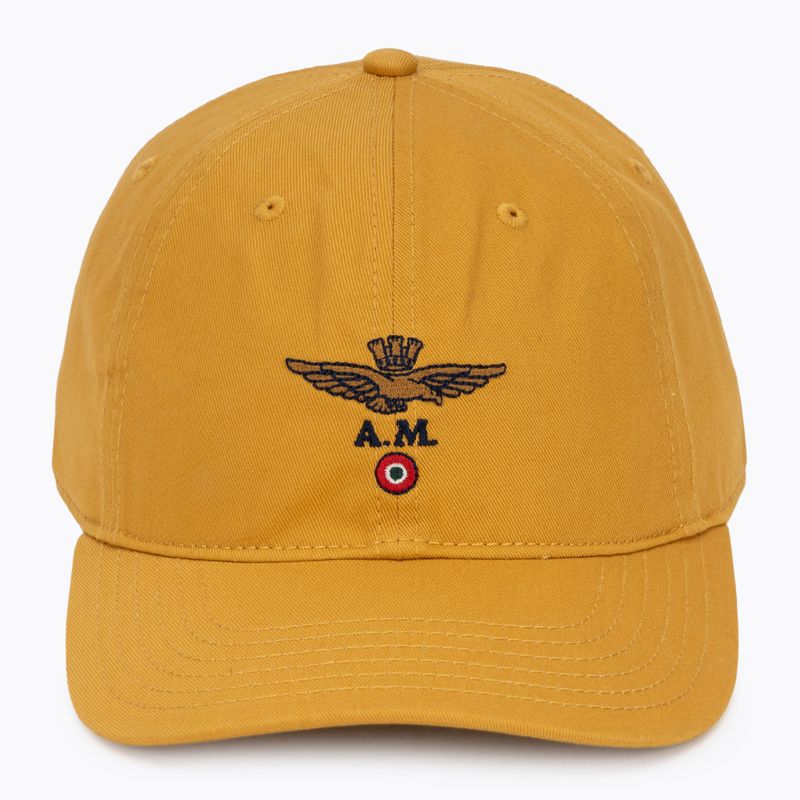 Vyriška kepurė su snapeliu Aeronautica Militare HA1246UCT02 mustard yellow 2
