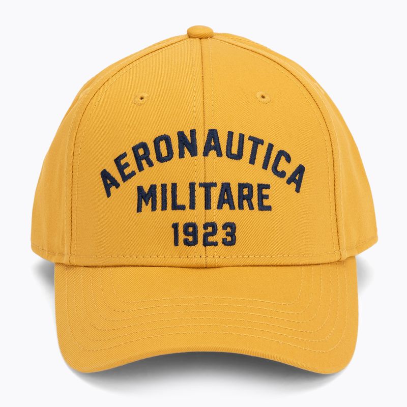 Vyriška kepurė su snapeliu Aeronautica Militare HA1104UCT02 mustard yellow 2