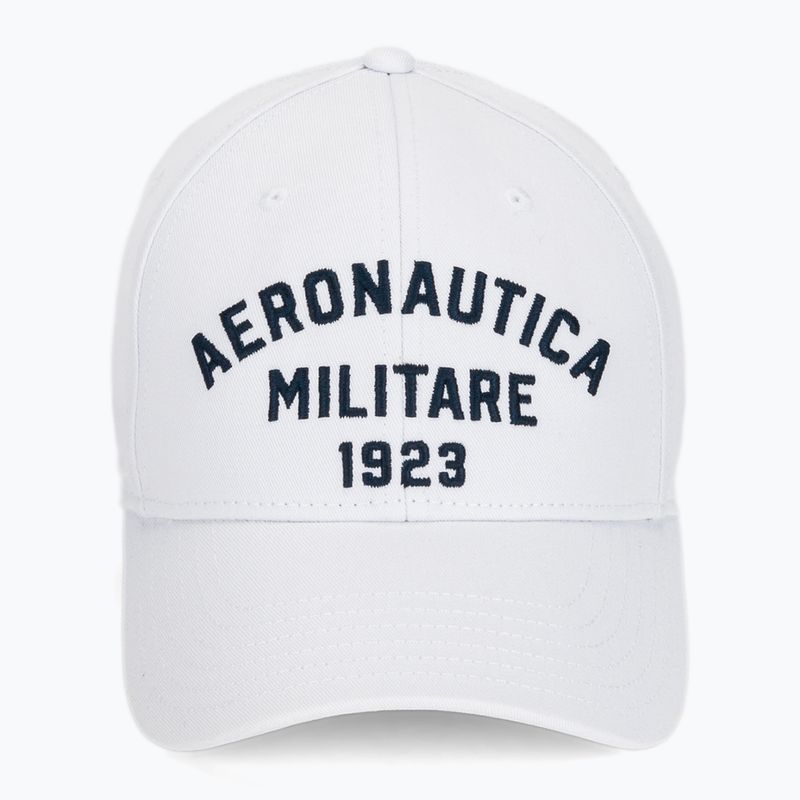 Vyriška kepurė su snapeliu Aeronautica Militare HA1104UCT02 off white 2