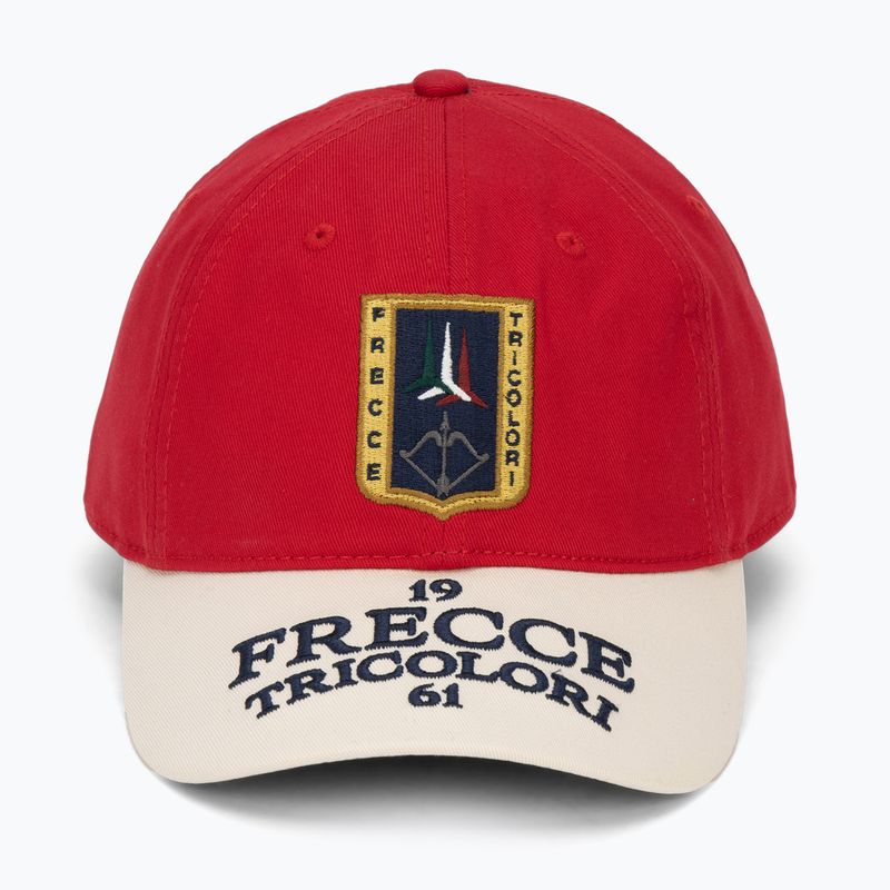 Vyriška kepurė su snapeliu Aeronautica Militare HA1246UCT02 tango red/cream white 2