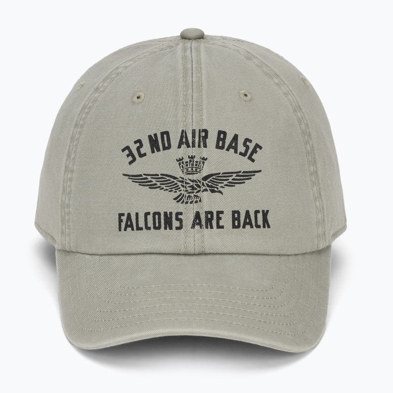 Vyriška kepurė su snapeliu Aeronautica Militare HA1252UCT02476 dried sage 2