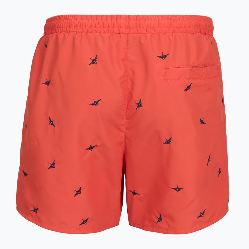Vyriški maudymosi šortai Aeronautica Militare BW0232UCT04317 paprika 2