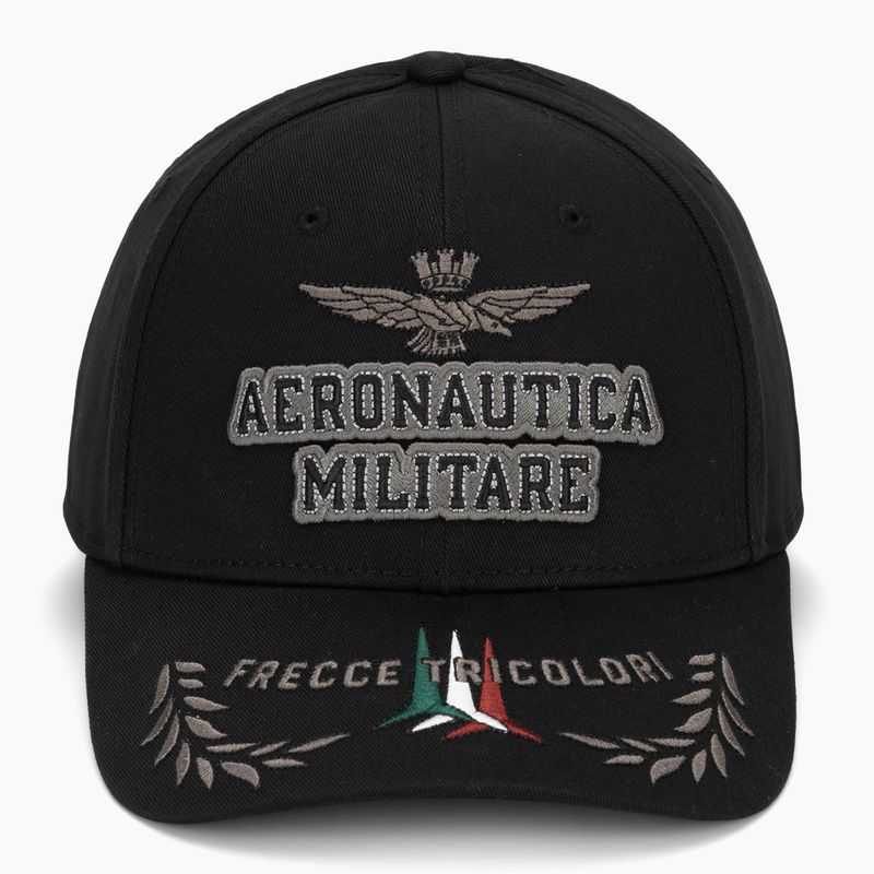 Vyriška kepurė su snapeliu Aeronautica Militare HA1104UCT02 jet black 2
