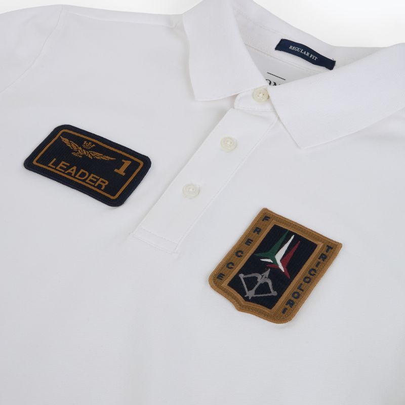 Vyriški marškinėliai Aeronautica Militare PO1927UP00191 Polo off white 3