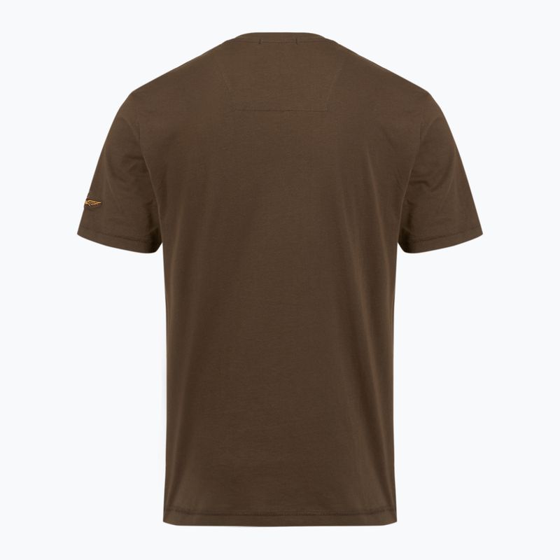 Vyriški marškinėliai Aeronautica Militare TS2538UJ00727 chestnut brown 2