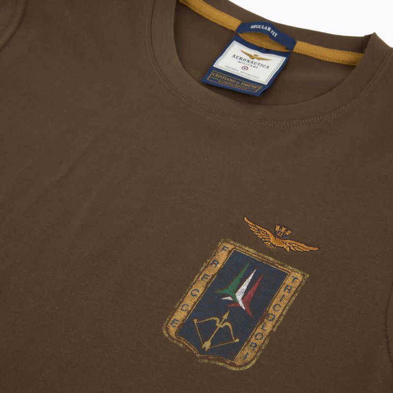 Vyriški marškinėliai Aeronautica Militare TS2535UJ00641 chestnut brown 3