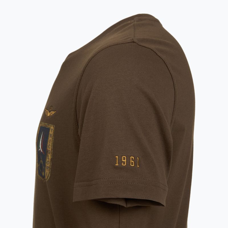Vyriški marškinėliai Aeronautica Militare TS2535UJ00641 chestnut brown 4