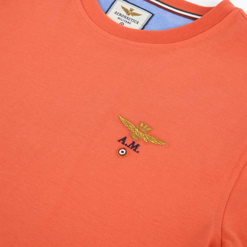 Vyriški marškinėliai Aeronautica Militare TS1580UJ00372 paprika 3