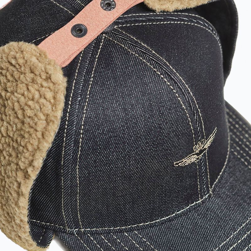 Vyriška kepurė su snapeliu Czapka Aeronautica Militare 262HA1260DCT04366 denim nero 4