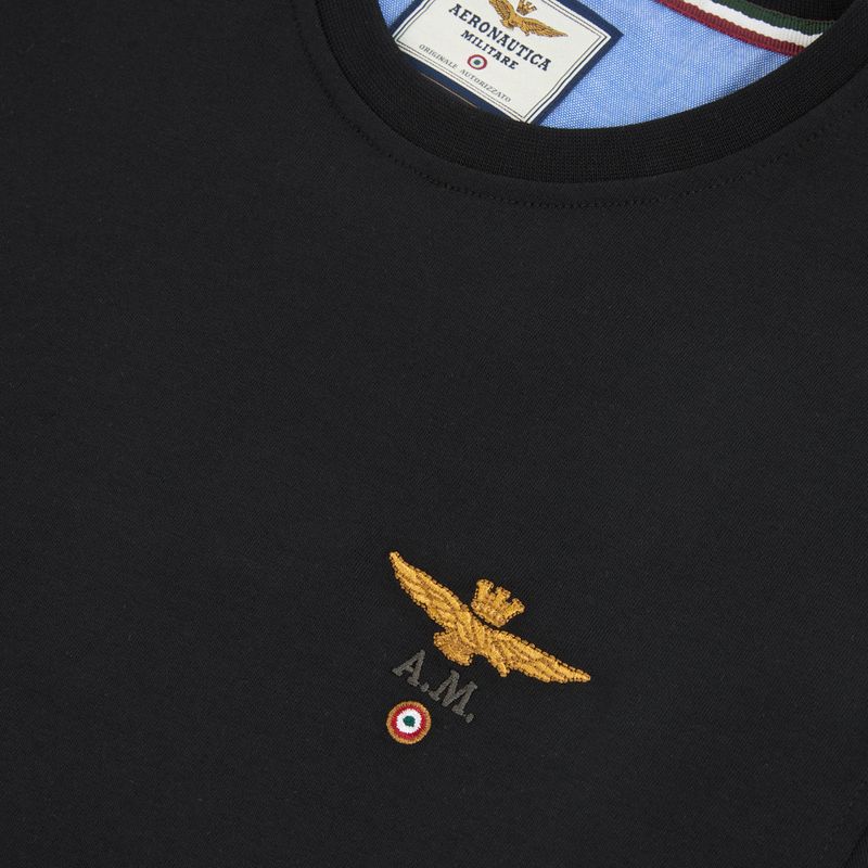 Vyriški marškinėliai Aeronautica Militare 262TS1580UJ00372 jet black 3