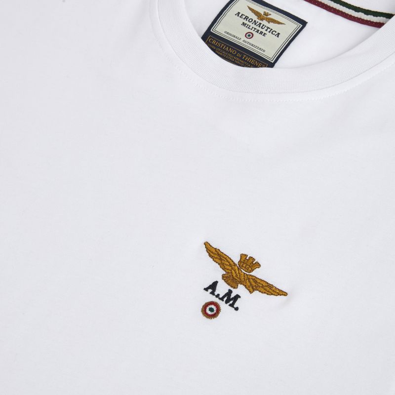 Vyriški marškinėliai Aeronautica Militare 262TS1580UJ00372 off white 3