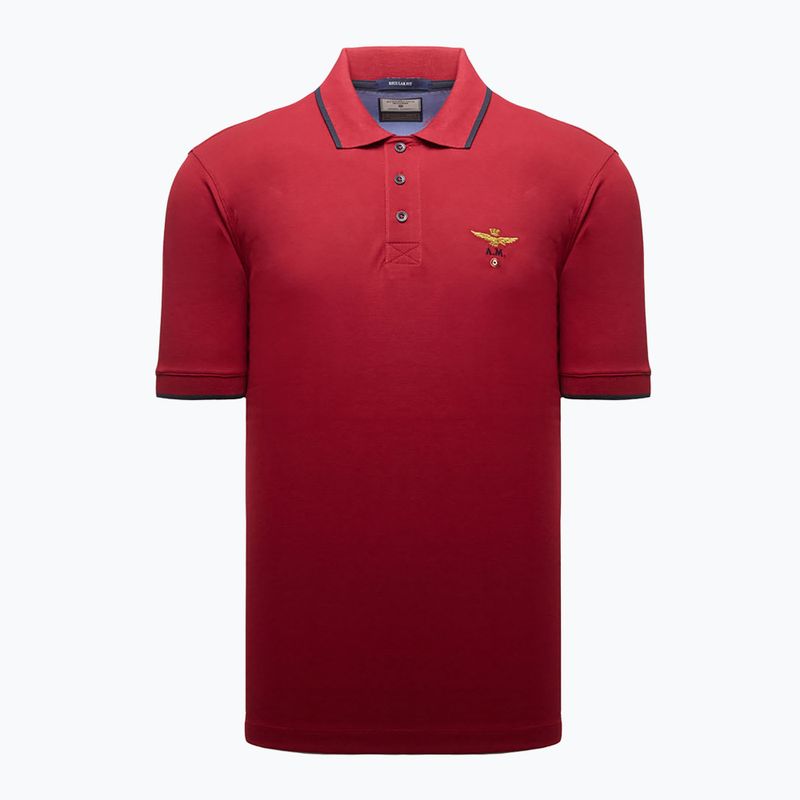 Vyriški polo marškinėliai Aeronautica Militare 262PO1308UP00082 Polo tibetan red