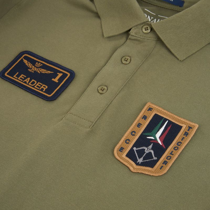 Vyriški marškinėliai Aeronautica Militare PO1927UP00191 Polo lichen green 3
